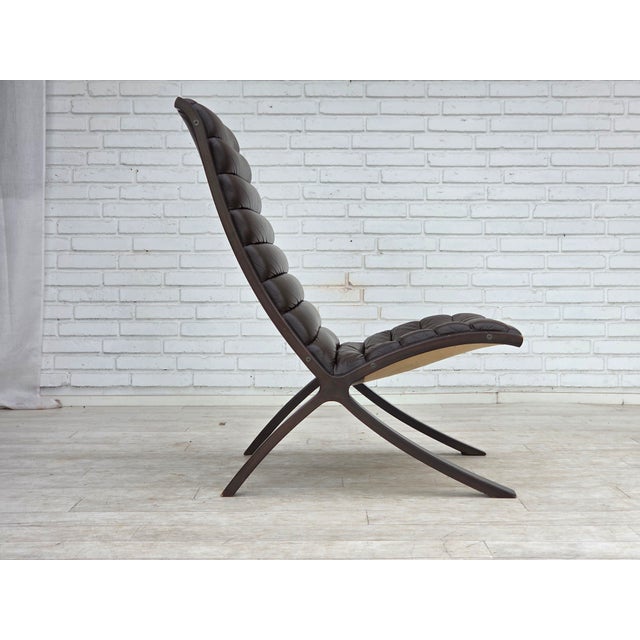 Wood Danish Chair by Peter Hvidt & Orla Mølgaard for Fritz Hansen, 1970s For Sale - Image 7 of 18