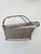 Vintage French Style Metal Wine Baskets or Bottle Holders, 1970s, Set of 2 For Sale - Image 6 of 13