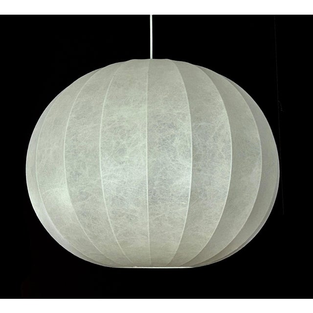 Large Vintage Cocoon Pendant Light from Goldkant Leuchten, 1960s For Sale - Image 10 of 17