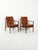 Arne Vodder Ark Armchairs in Leather by Arne Vodder for Sibast, 1960s, Set of 2 For Sale - Image 4 of 17