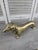 Bronze Dachshund Dog Sculpture with Polished Gold Finish For Sale - Image 3 of 14