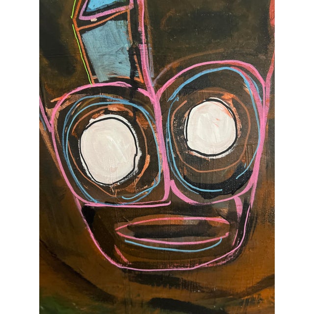 Bernard the Bull - Acrylic on Canvas by Melinda McLeod For Sale - Image 9 of 11