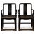 Wood Set of Southern Official Chairs in Elm For Sale - Image 7 of 13