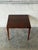 Wood Minimalist Rosewood Square Side Table With Tapered Legs Vintage Mid-Century Modern 1960s For Sale - Image 7 of 10