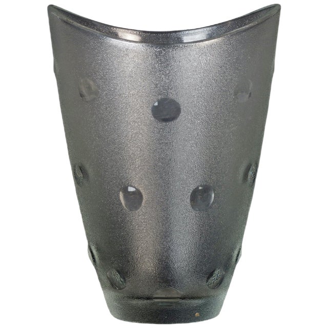 Polka Dots Glass Vase, Italy, 1970s For Sale