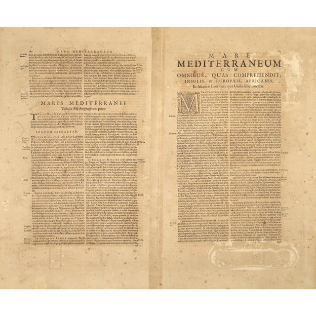 Barbarga is an ancient map realized in 1650 by Johannes Janssonius (1588-1664). Good conditions. from Atlantis majoris...