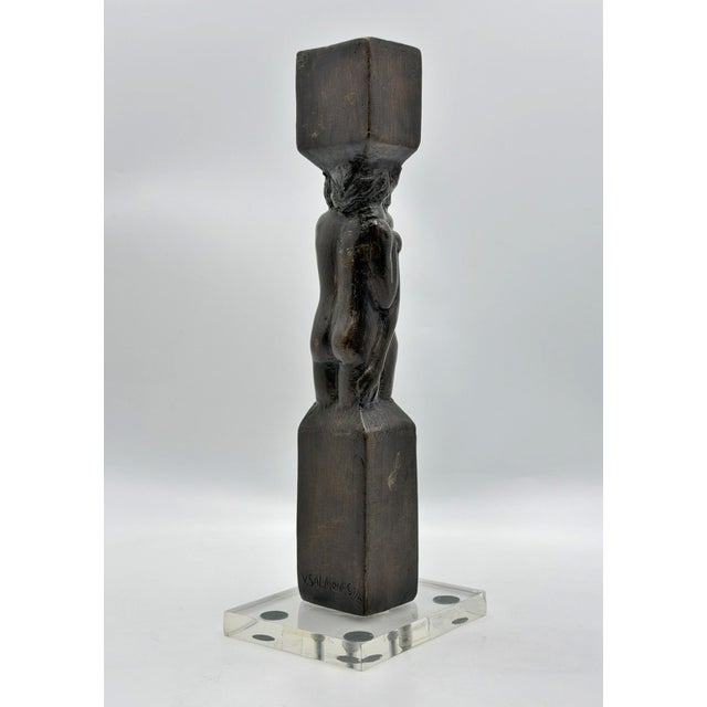 Figurative Victor Salmones “Momento Eterno” Figurative Nude Bronze Sculpture, Signed For Sale - Image 3 of 18