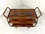 Anglo Indian Teak and Brass Inlaid Serving Trolley, 1930s For Sale - Image 9 of 18