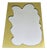 Mirror with Shaped Yellow Decoration, 1990s For Sale