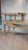 Vintage Mid-Century Modern Two-Tier Blonde Formica Step End Table For Sale - Image 11 of 13