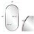 Silver Simone Capsule Stainless Steel Mirror For Sale - Image 8 of 10