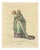 European School, Italian Noble Lady Costume Print, Vicenza Fashion, 1749, Paper For Sale