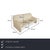 This set consists of a three-seater sofa and a matching armchair. with the Laauser Atlanta suite, you'll bring a true...