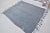 Vintage Anatolian Flatweave Kilim - Industrial Modernist Charcoal Gray Fringed Rug For Sale - Image 9 of 10