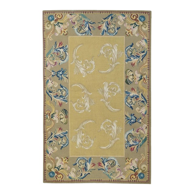 Aubusson Rug 3' X 5' For Sale