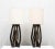 Metal Pair of Modern Lamps in Black Shagreen With Bronze Patina Brass by R&y Augousti For Sale - Image 7 of 9