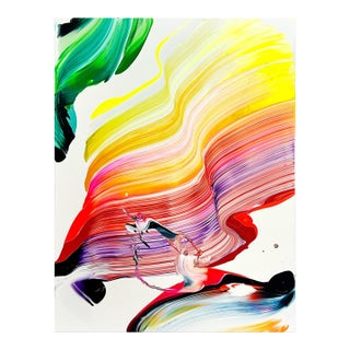 Contemporary Abstract Acrylic on Canvas "Prophecy" by Nikolaos Schizas For Sale