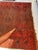 Red Vintage Tribal Ersari Bashir Minimal Aesthetics with Elephant Tracks Rug 9.2 x 12.5 For Sale - Image 8 of 15