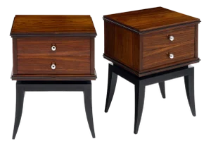 Period Art Deco, French Mahogany Side Tables