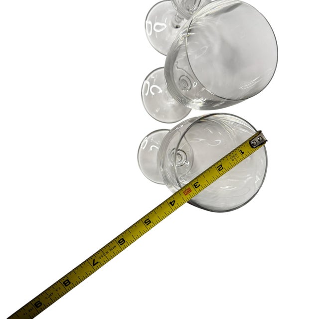 1990s 1990s Ralph Lauren Crystal Blown Glass Iced Drink Glasses- Set of 4 For Sale - Image 5 of 8