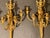 Traditional Adams Style Five Arm Dore Bronze Wall Sconces - a Pair, Tassel Decorated For Sale - Image 3 of 13