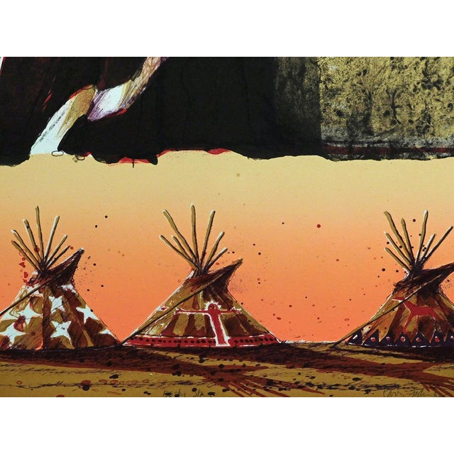 Paper Larry Fodor "Dusty Stars St 1" Hand Signed & Numbered Limited Edition Lithograph For Sale - Image 7 of 7