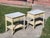 A pair of Thomasville faux bamboo allegro nightstands (side tables) with the original finish. They are in good to very...