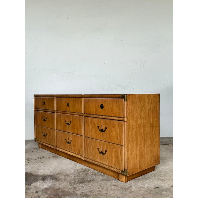 Vintage Drexel Campaign Dresser For Sale - Image 12 of 12