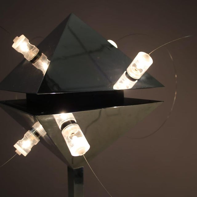 Silver Prototype B.T. Floor Lamp by Studio A.R.D.I.T.I., Italy, 1973 For Sale - Image 8 of 18