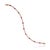 Early 20th Century 3.1ct Ruby & Natural Diamond 14k Gold Tennis Bracelet For Sale - Image 10 of 18