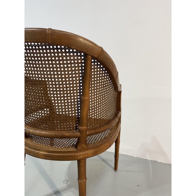 Vintage French Wicker Chair, 1980s For Sale - Image 10 of 12
