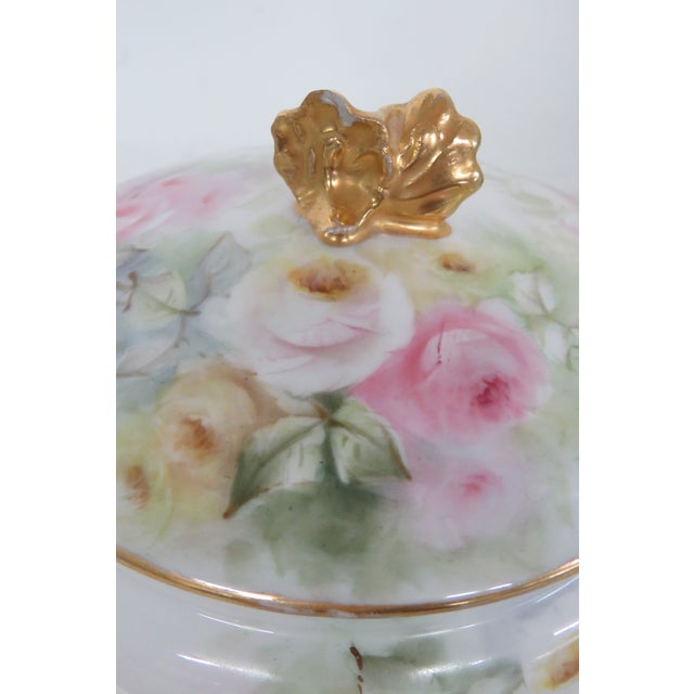 Gda Limoges France Porcelain Lidded Sugar Bowl 4572b For Sale - Image 15 of 18