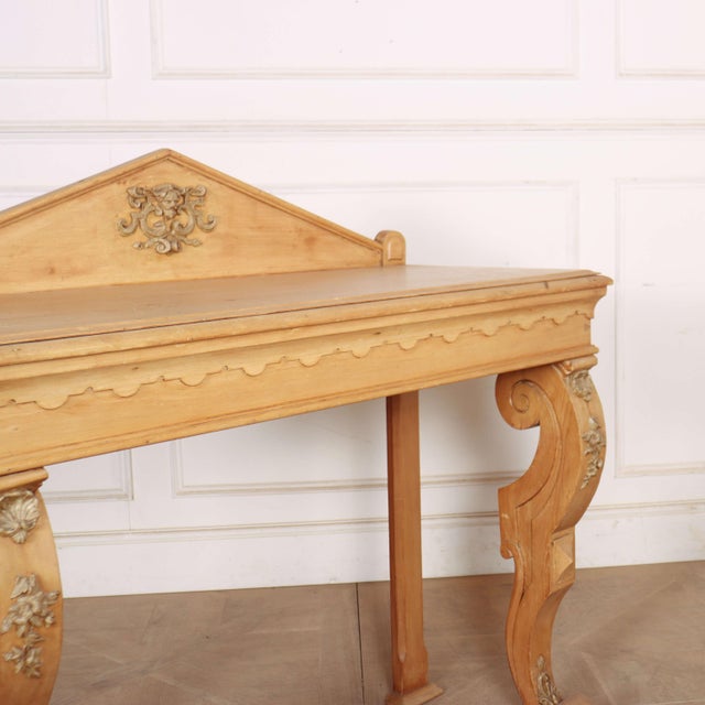 Scottish Pine Console Table For Sale - Image 4 of 12
