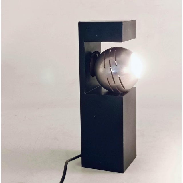 Metal Italian Contrast Table Lamp by Angelo Lelli for Arredoluce, 1962 For Sale - Image 7 of 10