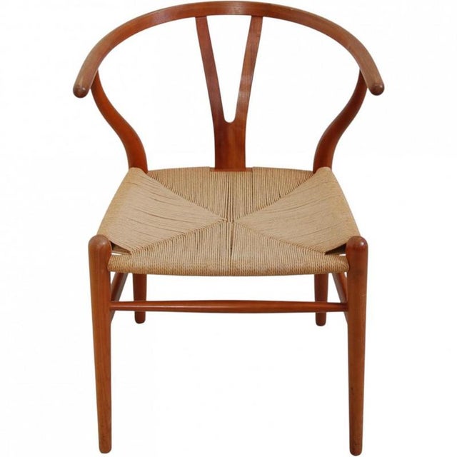 Wishbone Chairs in Cherrywood by Hans Wegner, 2000s, Set of 6 For Sale - Image 12 of 18