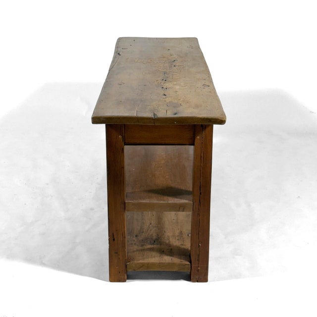 Antique French Pine Draper Farm Table For Sale - Image 13 of 15