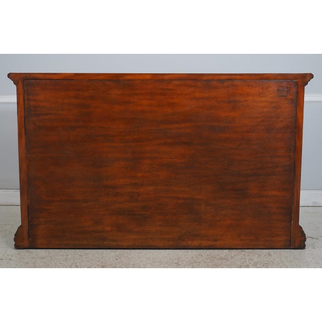 Maitland Smith Leather Top Renaissance Style Credenza Sideboard For Sale - Image 17 of 18
