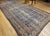 Antique Persian Malayer Gallery Rug, Hand-Knotted Wool, Geometric Pattern, 7x15, Blue & Ivory For Sale - Image 4 of 18