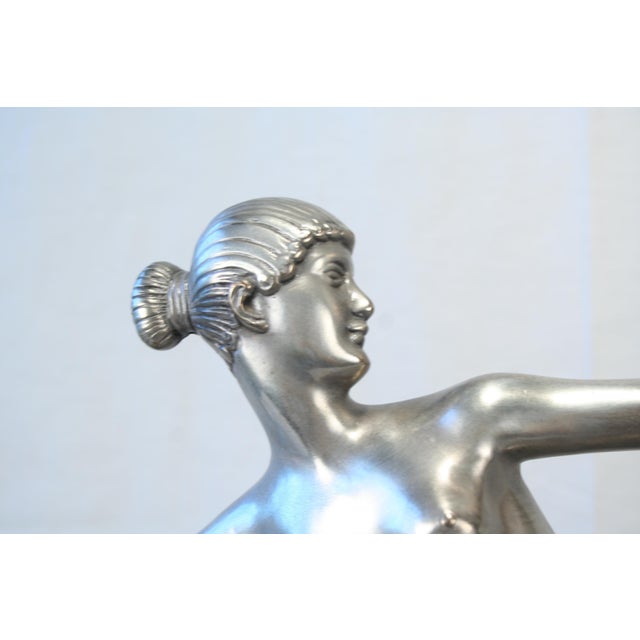 1990s Modern/deco semi-nude girl Lamp For Sale - Image 15 of 18
