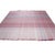 A handwoven wool flatweave, made in India and measuring 6' x 9'. Flatweaves carry no pile, so the geometry sits flush...