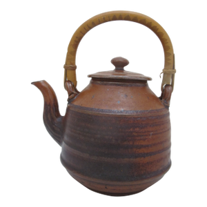 Wally Schwab Oregon Pacific Nw Studio Pottery Stoneware Flameware Teapot
