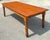 Late 20th Century Vintage Plank Farm Table With Custom Stainless Steel Top For Sale - Image 5 of 12