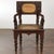 Early 20th Century Anglo-Indian 1900 Armchair with Carved Back, Mythical Creatures and Woven Rattan For Sale - Image 5 of 12