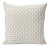Schumacher X Celerie Kemble Betwixt 16" Pillow in Stone & White For Sale