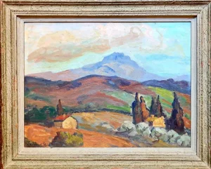 Paul Guillaume, Fauvist Landscape, 1890s-1910s, Oil Painting, Framed