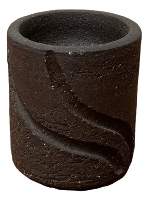 Minimalist Danish Ceramic Candleholder from Lehmann Pottery, 1960s