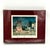 French Vintage Montecristo Wood Cigar Box Parisian Artist Michel Delacroix Design For Sale - Image 3 of 9