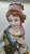 Figure of Woman Picking Flowers in Ceramic by D. Poloniato, 1980s For Sale - Image 3 of 12