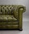 Green Leather Three-Seater Chesterfield Sofa, 1960 For Sale - Image 4 of 8
