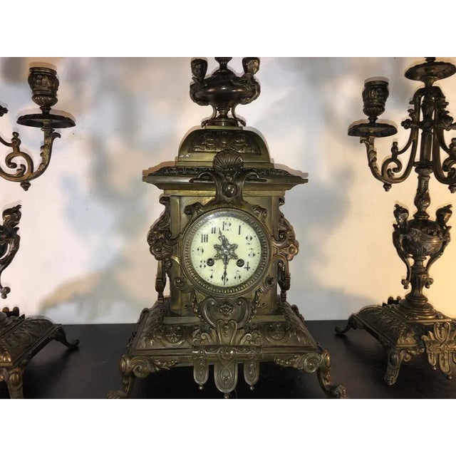 8 days movement and striking , the clock was cleaned and checked for function.